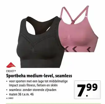 Sportbeha Medium-Level, Seamless