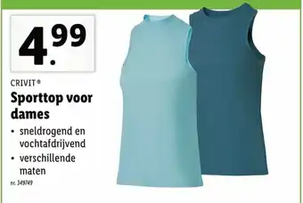 Lidl Sporttop Voor Dames aanbieding