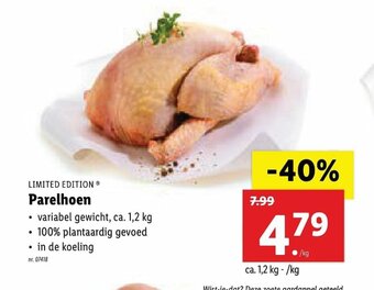 Parelhoen 1,2kg