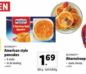 Lidl American Style Pancakes 300g aanbieding
