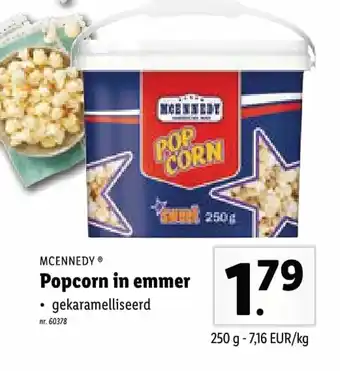 Lidl Popcorn in Emmer 250g aanbieding