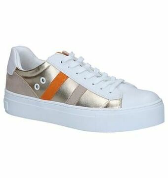 Torfs Marco Tozzi Beige/Witte Sneakers aanbieding
