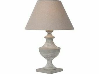 Lucide Robin Tafellamp E27 H60Cm Kap D40 Taupe