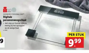 Lidl Digitale Personenweegschaal per stuk aanbieding