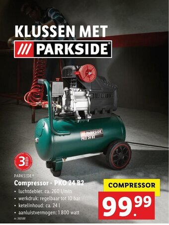 Lidl Compressor - PKO 24 B2 aanbieding