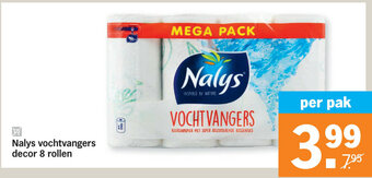 Nalys vochtvangers decor 8 rollen