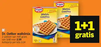 Albert Heijn Dr. Oetker wafelmix aanbieding