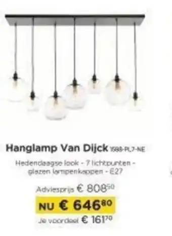 Molecule Hanglamp Van Dijck aanbieding