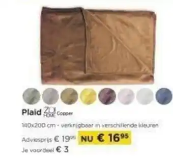 Molecule Plaid aanbieding