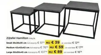 Molecule Zijtafel Hamilton aanbieding