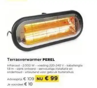 Terrasverwarmer Perel