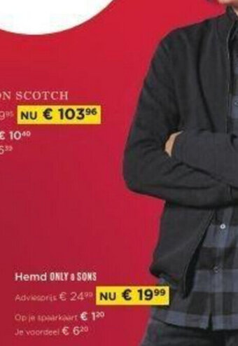 Molecule Hemd Only & Sons aanbieding