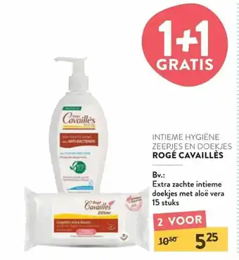 Di Extra zachte intieme doekjes met aloe vera aanbieding