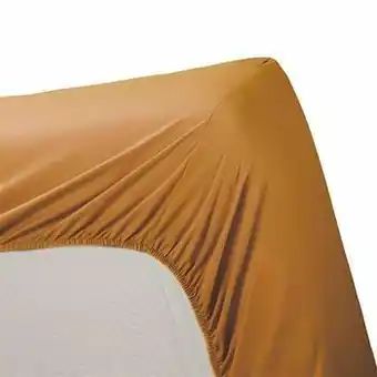 Leen Bakker At Home by Beddinghouse hoeslaken - caramel - 90x210/220 cm - Leen Bakker aanbieding