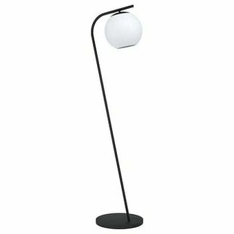 Leen Bakker EGLO vloerlamp Terriente - nikkelkleur - Leen Bakker aanbieding