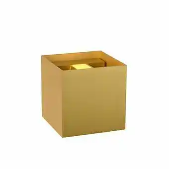 Leen Bakker Lucide wandlamp Xio - mat goudkleur - Leen Bakker aanbieding