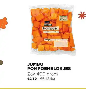 Jumbo Pompoenblokjes