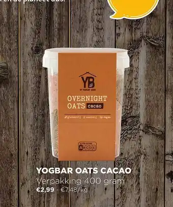 Yogbar Oats Cacao
