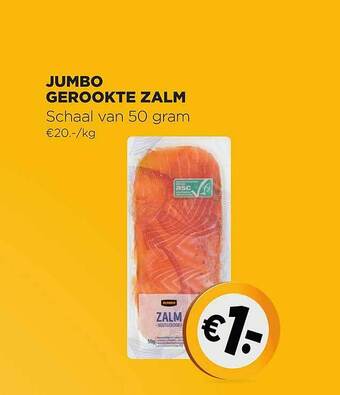 Jumbo Jumbo Gerookte Zalm aanbieding