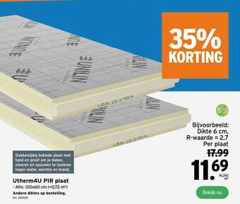 GAMMA Utherm4u Pir Plaat aanbieding