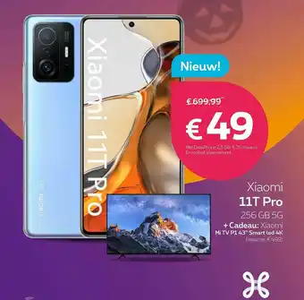 Proximus Xiaomi 11t Pro aanbieding