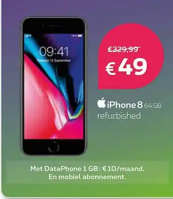Proximus Iphone 8 64gb Refurbished aanbieding