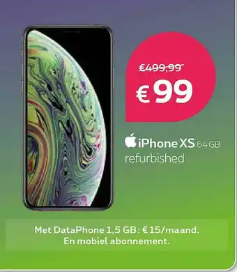 Proximus Iphone Xs 64gb Refurbished aanbieding