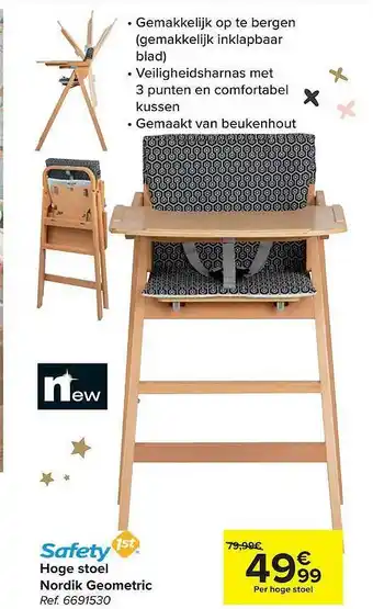 Safety Hoge Stoel Nordik Geometric