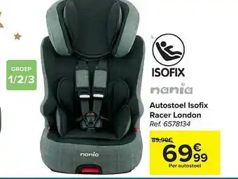 Nania Autostoel Isofix Racer London