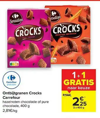Ontbijtgranen Crocks Carrefour