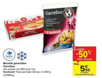 Hyper Carrefour Bereide Gerechten Carrefour aanbieding