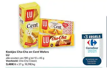 Koekjes Cha-cha En Cent Wafers Lu