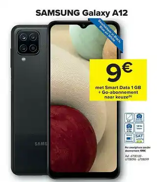Hyper Carrefour Samsung Galaxy A12 aanbieding