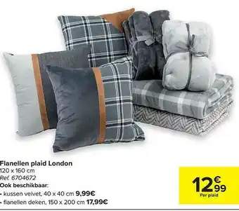 Flanellen Plaid London