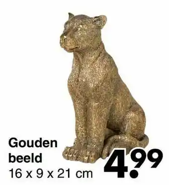 Wibra Gouden beeld aanbieding