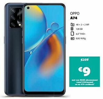 Base Oppo a74 aanbieding