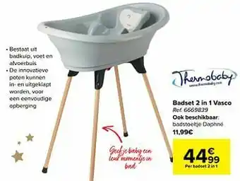 Carrefour Badset 2 in 1 vasco aanbieding