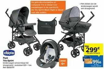 Carrefour Pack trio sprint aanbieding