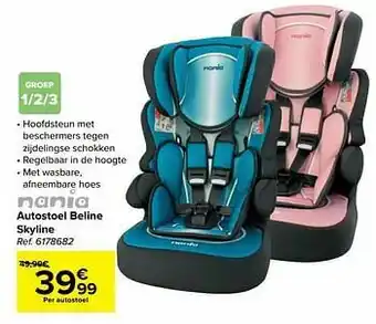 Carrefour Autostoel beline skyline aanbieding