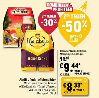 Delhaize Blond maredsous aanbieding
