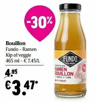 Bouillon fundo - ramen kip of veggie