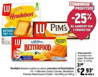 Lu koekjes voor papjes, betterfood