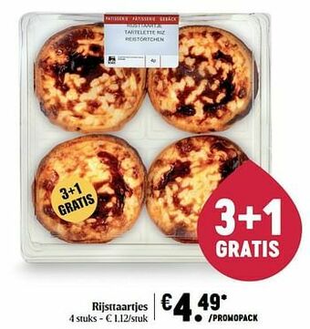 Delhaize Rijsttaartjes aanbieding