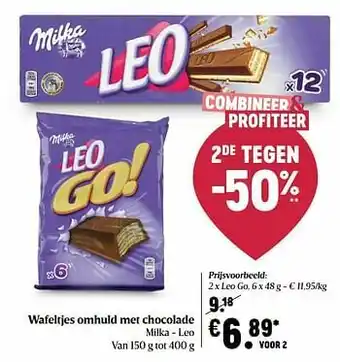 Delhaize Milka leo go aanbieding