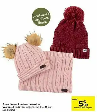 Carrefour Muts voor jongens aanbieding