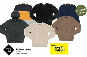 Carrefour Trui voor heren aanbieding