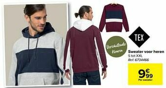 Carrefour Sweater voor heren aanbieding