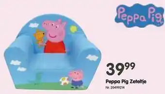 Peppa pig zeteltje
