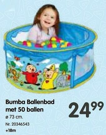 Bumba ballenbad met 50 ballen