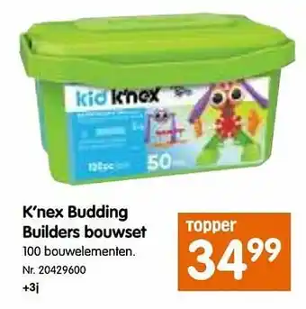 K’nex budding builders bouwset